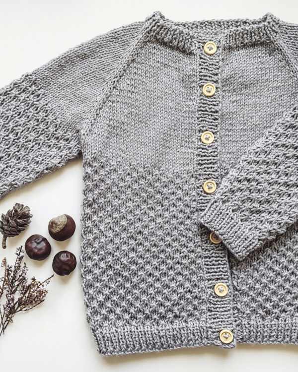 Crocodile Cardigan Knitting Pattern