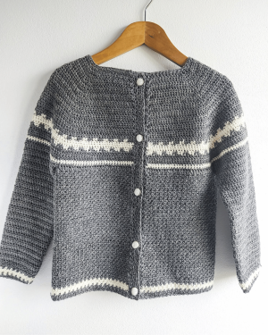 Heather Cardigan Junior Crochet Pattern