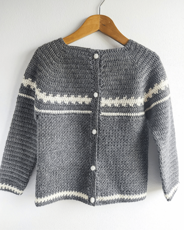 Heather Cardigan Junior Crochet Pattern