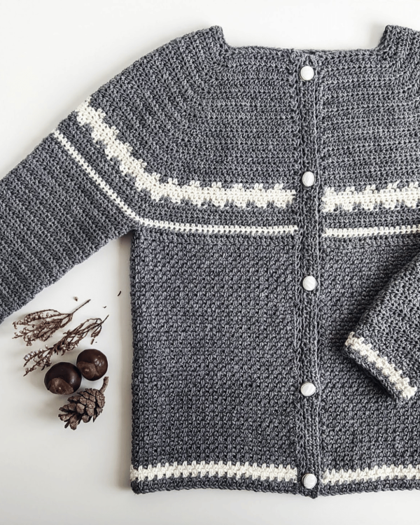 Heather Cardigan Junior Crochet Pattern - Image 4