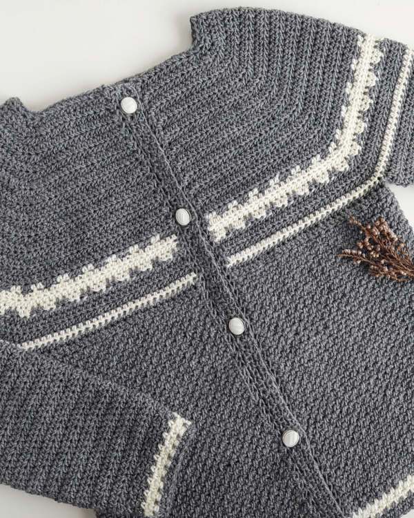 Heather Cardigan Junior Crochet Pattern - Image 7