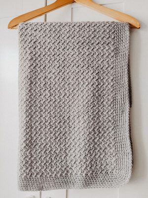 The Meadows Blanket, soft and cozy handmade crochet blanket