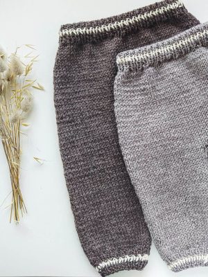 Saturno Pants in beige and brown, versatile and stylish